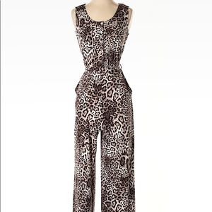 Calvin Klein animal print jumper/jumpsuit